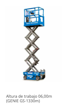 alquiler tijeras elevadoras