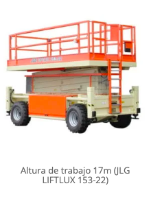 alquiler tijeras elevadoras