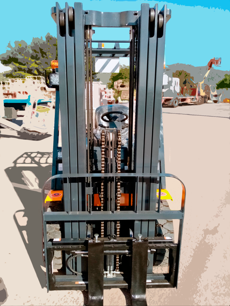 Alquiler de carretillas elevadoras 4x4 Samuk