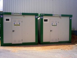 Casetas servicio sanitarios de 3 metros
