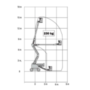 DIAGRAMA JLG 450AJ altura de trabajo de 16m