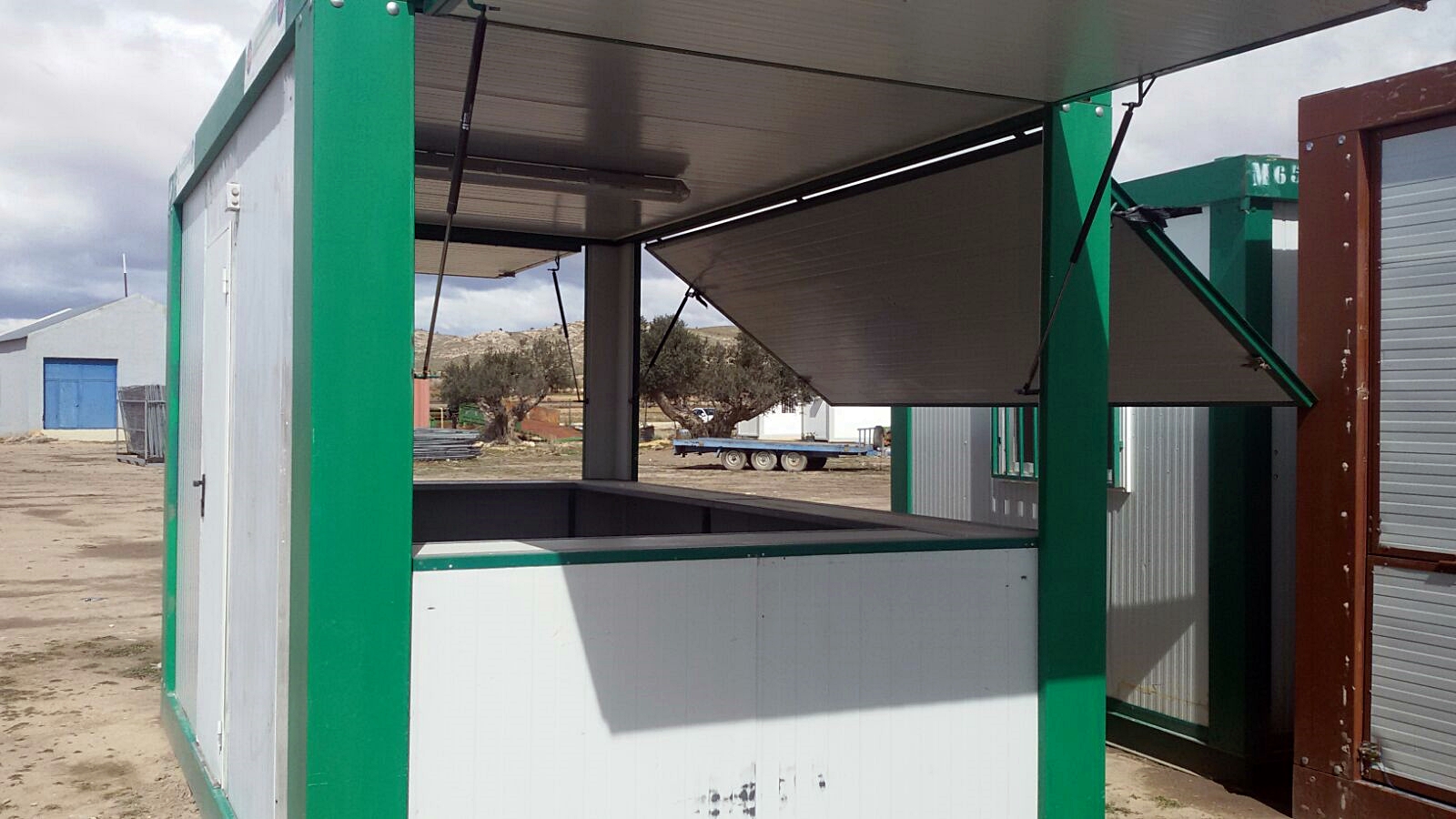 Caseta bar o kiosko 4 x 2,4 metros