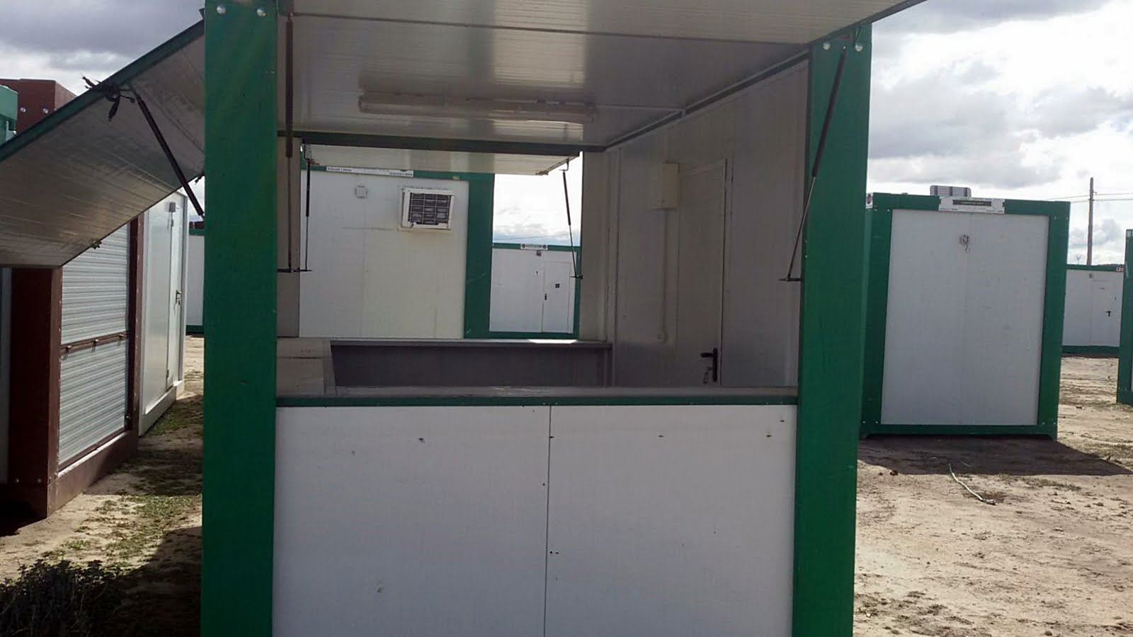 Caseta bar o kiosko 4 x 2,4 metros