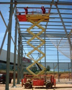 Plataforma tijera diesel Modelo JLG 40 RTS Altura de trabajo de 14m