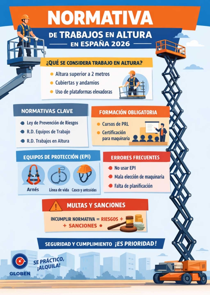 Normativa de trabajos en altura en España