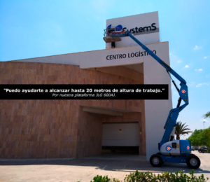 alquiler de plataforma articulada diesel 20m