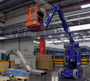 Plataforma articulada eléctrica JLG E300AJP altura de trabajo de 11m
