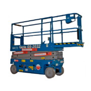 Plataforma tijera eléctrica GENIE GS2032 altura de trabajo de 8m