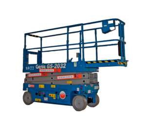 Plataforma tijera eléctrica GENIE GS2032 altura de trabajo de 8m