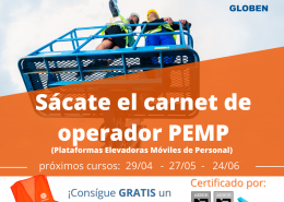 sácate el curso de plataformas elevadoras PEMP