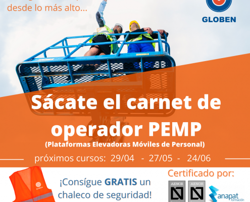 sácate el curso de plataformas elevadoras PEMP