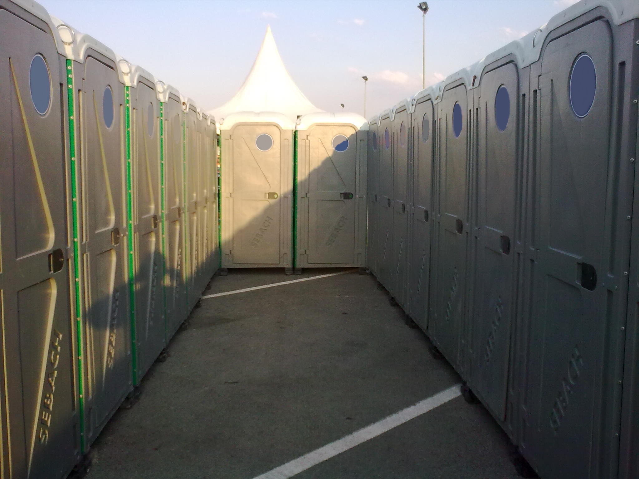 Sanitario portátil químico normal