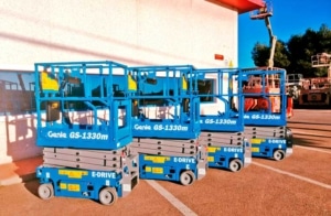 rental of aerial work platforms in Villena